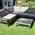 Loungehoekbank Yelmo zelf gemaakt door Henrie