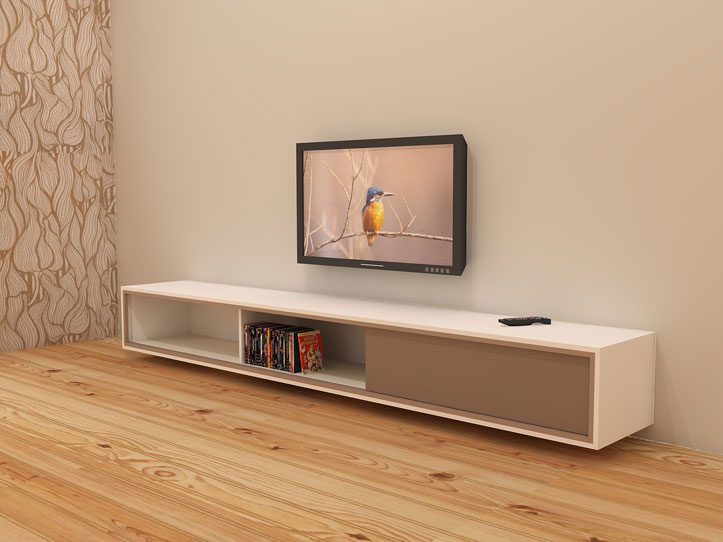 Betere Werktekening TV-meubel, hangend, zelf maken in hout of mdf IH-73