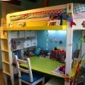 zelf maken: hoogslaper wolf met buro-Cora