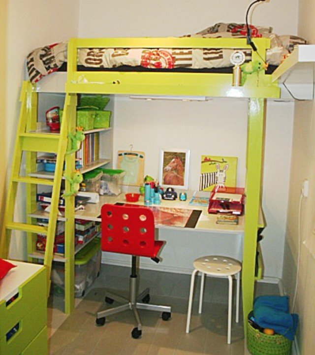 zelf maken: hoogslaper wolf met buro-Joost