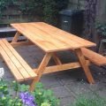 Zelfbouw Picknicktafel Nevada maken door Michiel