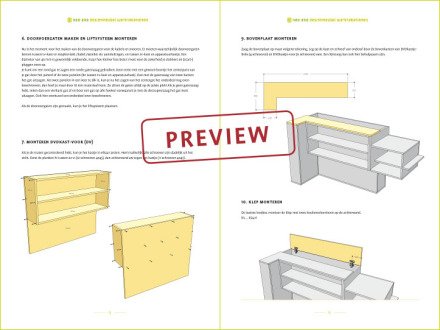 preview meubelwerktekening tv meubel Javier