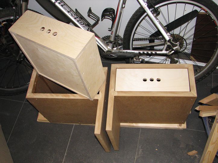 Bed Azobe zelf maken, door Ben