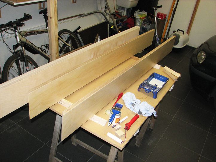 Bed Azobe zelf maken, door Ben