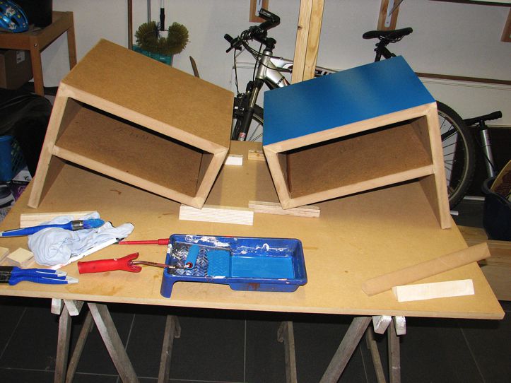 Bed Azobe zelf maken, door Ben