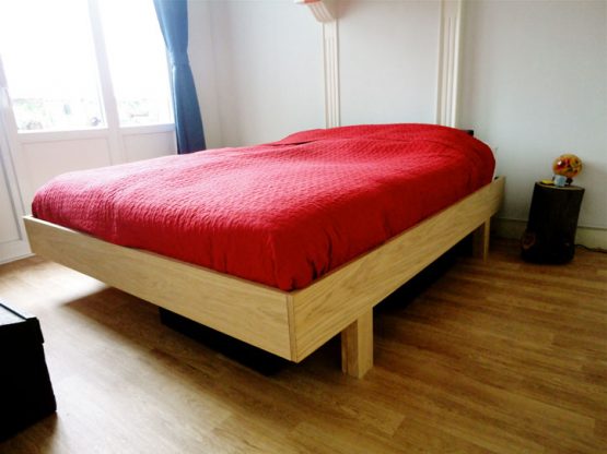 Tweepersoonsbed Azobe door Kathleen
