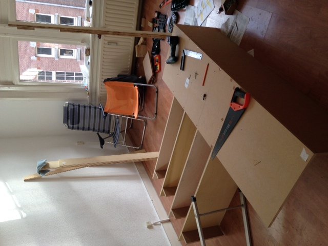 Hoogslaper tweepersoons maken door Mireille