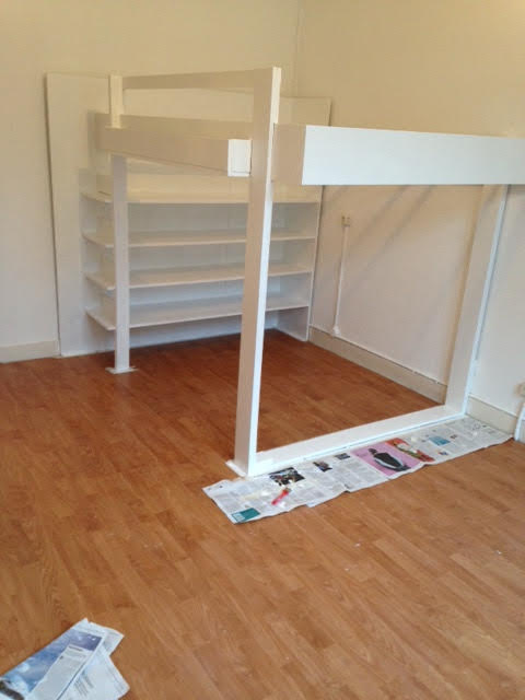 Hoogslaper tweepersoons maken door Mireille