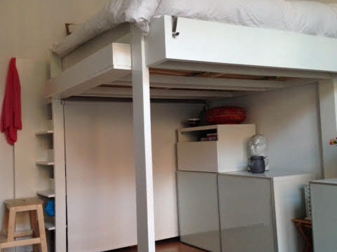Hoogslaper tweepersoons maken door Mireille