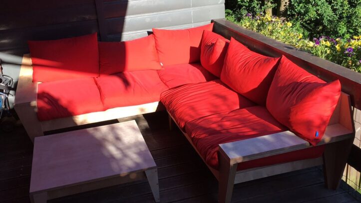 Bouwtekening Loungeset hoekbank door Robert B