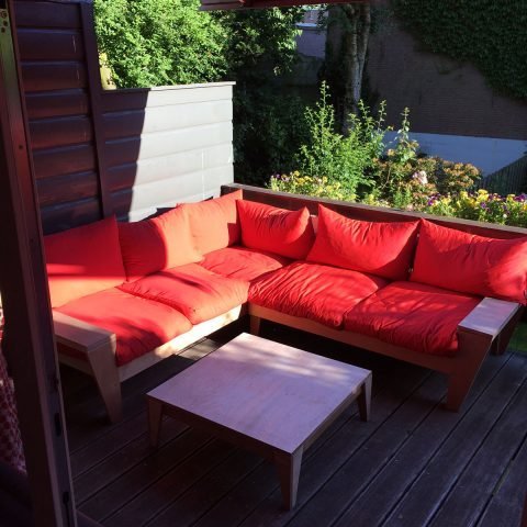 Bouwtekening Loungeset hoekbank door Robert B