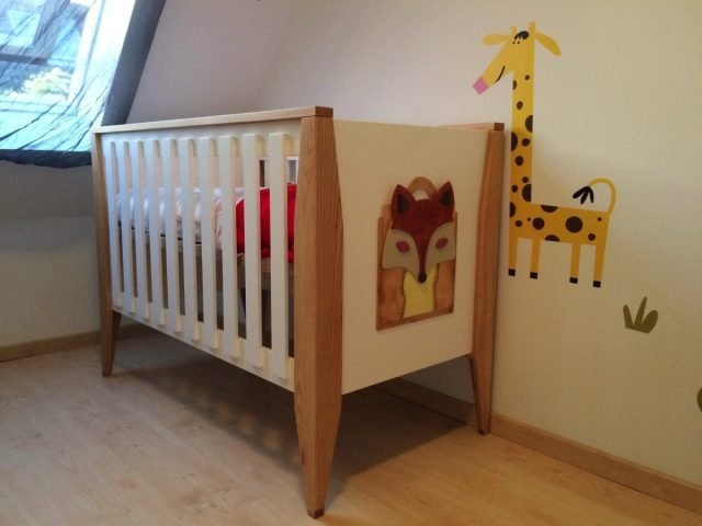 Ledikant / kinderbed Leon gemaakt door Hans