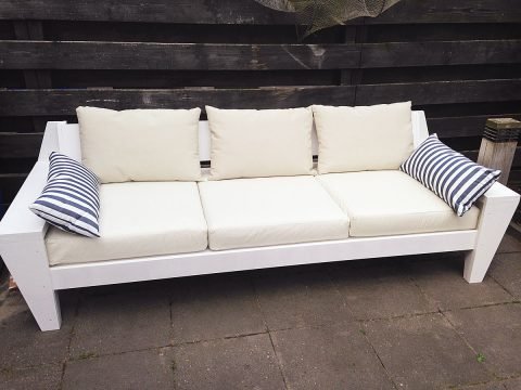 Loungebank Yelmo, 3 zits, gemaakt door Ferry en Carla