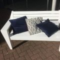 Tuin bankje Turbon gemaakt door Irma