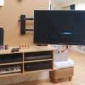 Zwevend tv-meubel Penelope -aangepast- gemaakt door Han