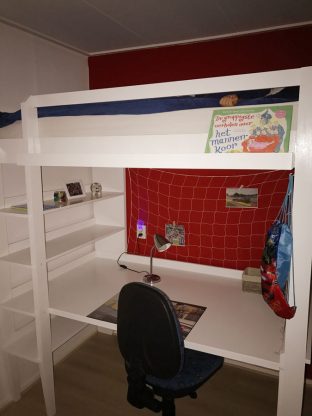 Hoogslaper met buro zelf maken door Miriam
