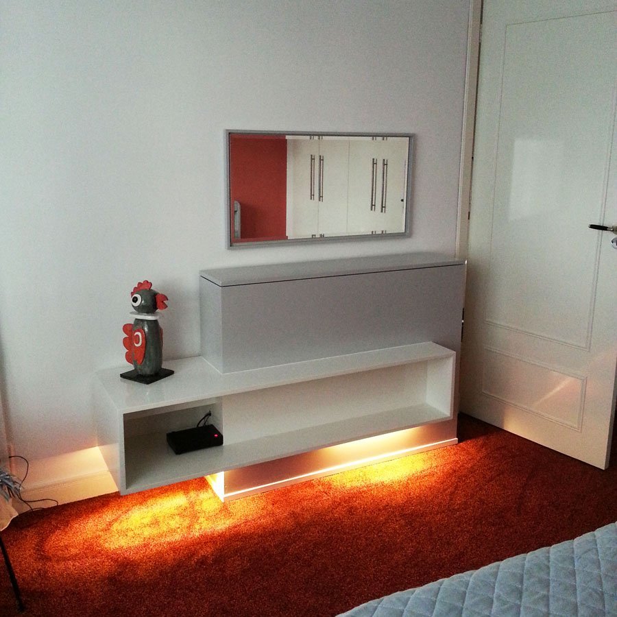 TV meubel met lift Astor gebouwd door Bert