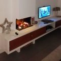 Zwevend TV meubel ArturoXL gemaakt door Bas