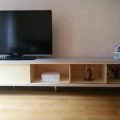 Zwevend TV meubel ArturoXL gemaakt door Harry