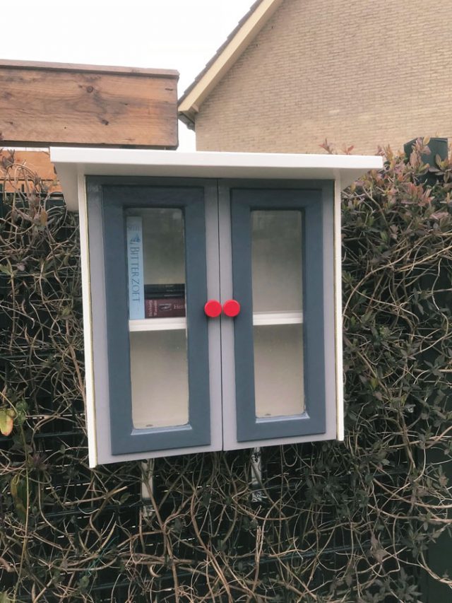 DIY free little library-Libros-by Andre en Ada
