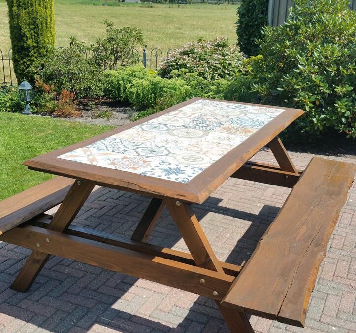 Zelfbouw picknicktafel Nevada door Herman