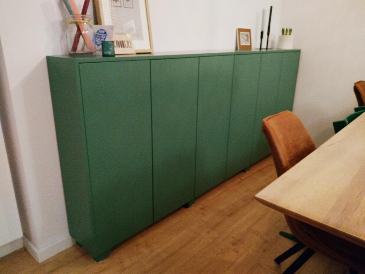Zelfbouw dressoir Dario gemaakt door John