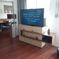 Zelfbouw tv-meubel Astor gebouwd door Frank