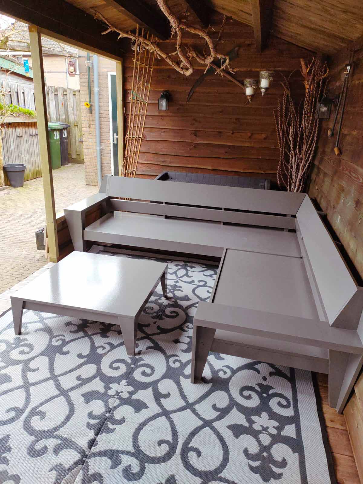 Loungebank maken: YelmoXL gebouwd door Coby en Gerard