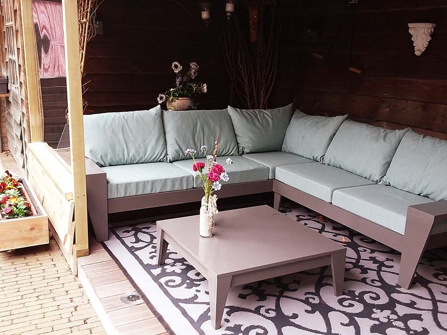 Loungebank maken: YelmoXL gebouwd door Coby en Gerard