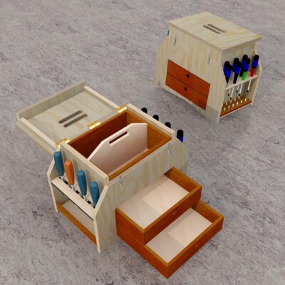 Zelfbouw gereedschapskist Lacaja