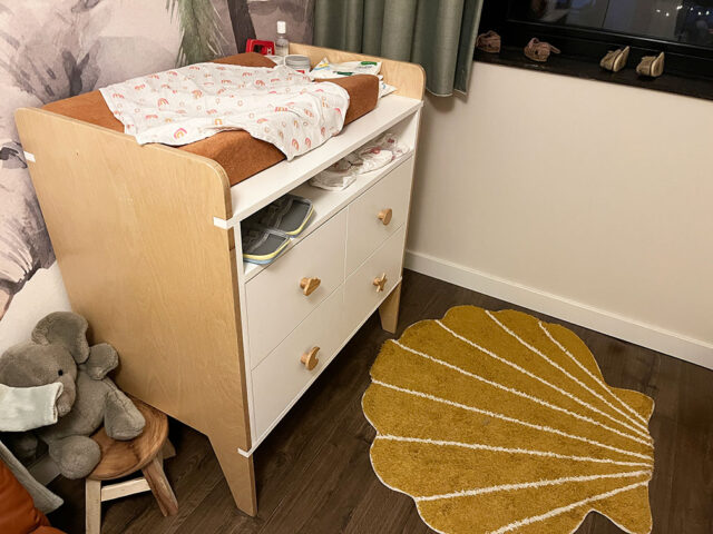 commode gemaakt door Victor met behulp van onze werktekening